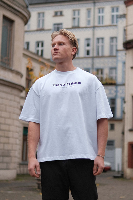 EMBRACE TRADITION OVERSIZE SHIRT