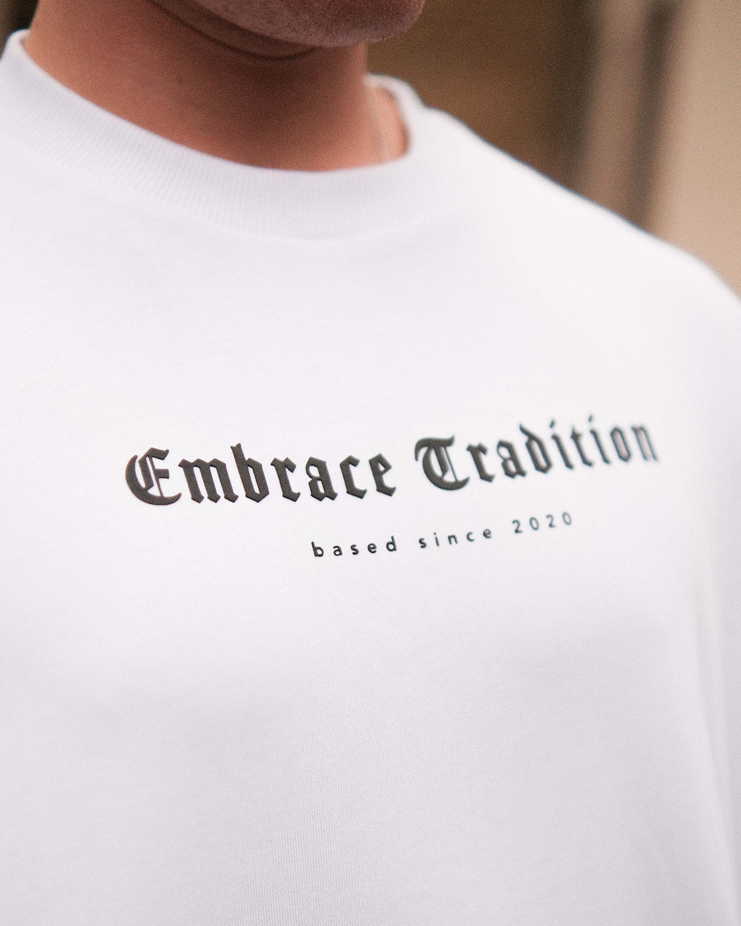 EMBRACE TRADITION OVERSIZE SHIRT