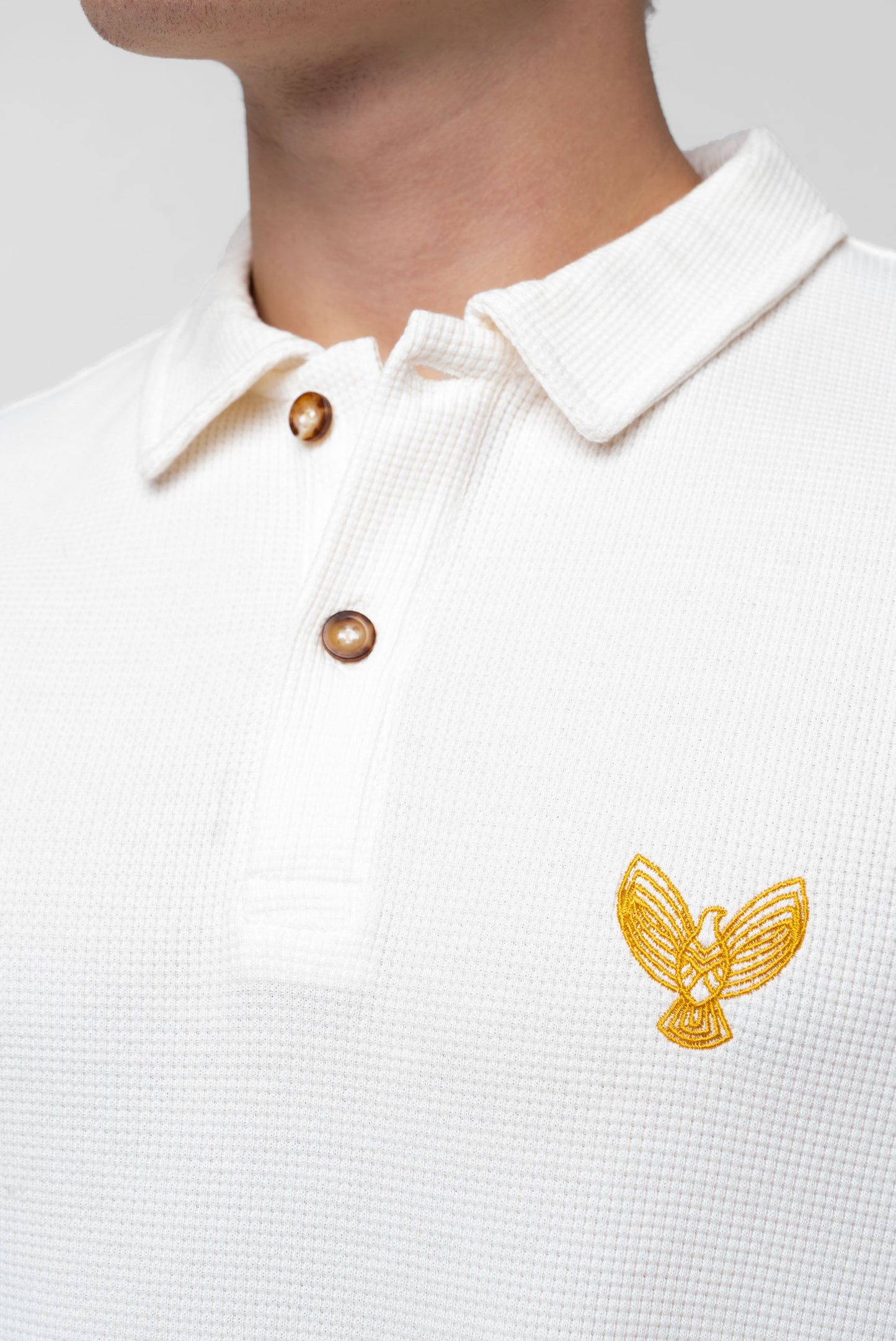 PEACE WAFFLE-POLO